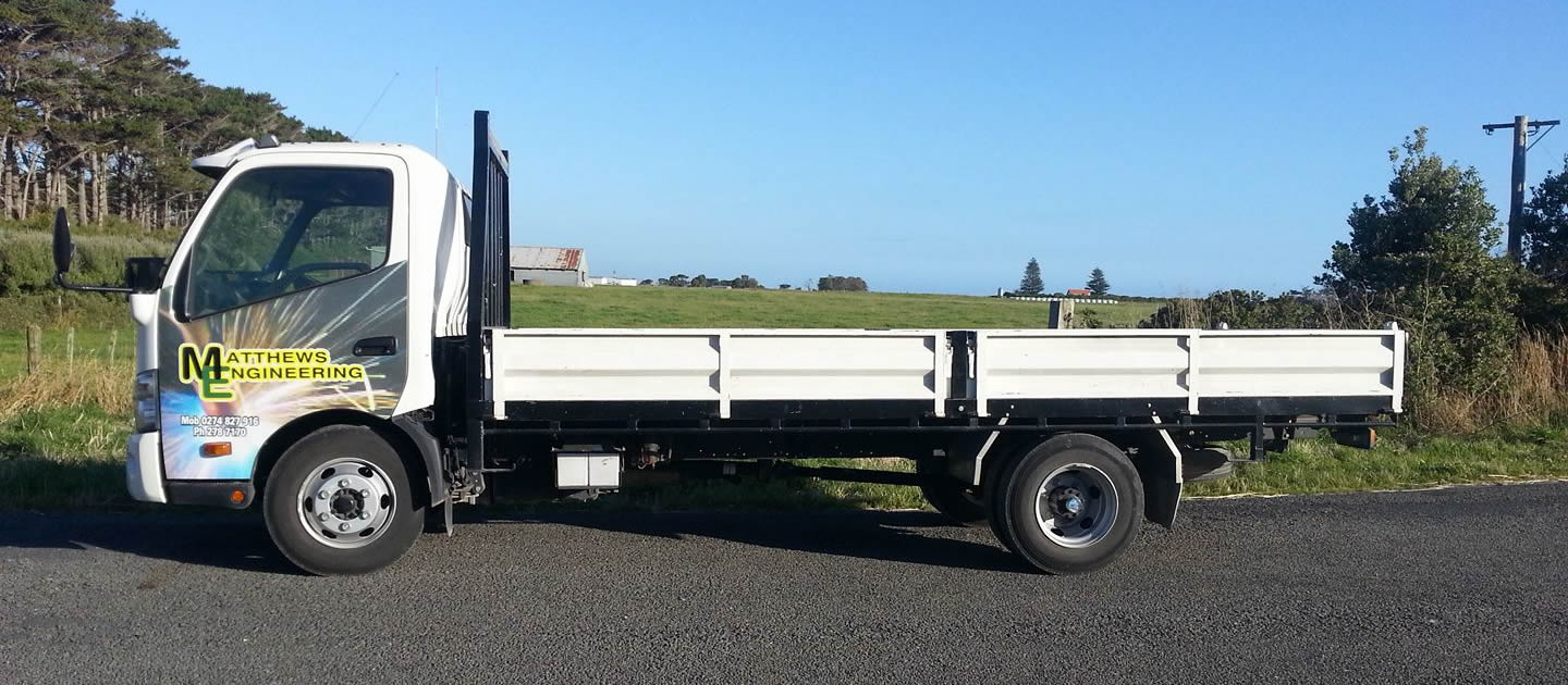 Company Vehicle Of Matthews Engineering In Hawera Of South Taranaki NZ